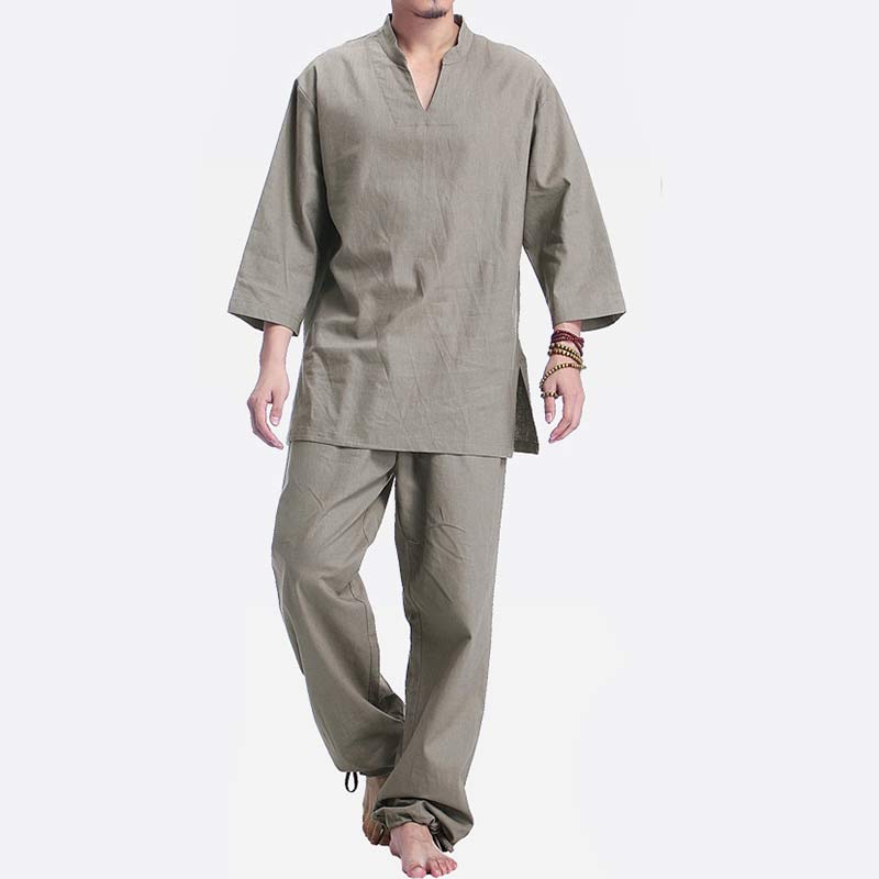 Ensemble de vêtements pour hommes Buddha Stones la méditation, la prière, la pratique spirituelle du zen et du yoga - image 1