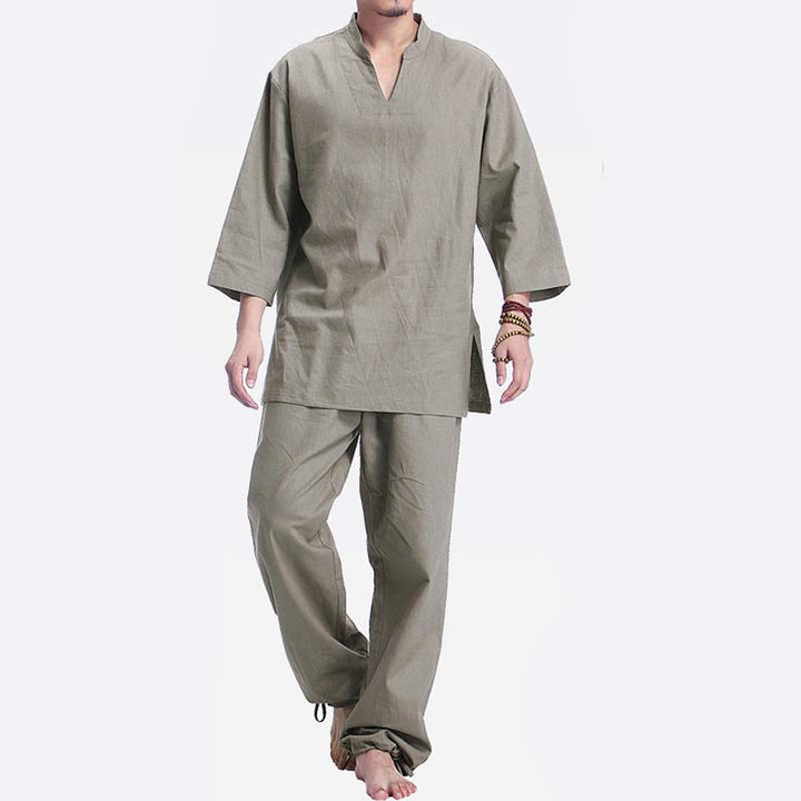 Ensemble de vêtements pour hommes Buddha Stones la méditation, la prière, la pratique spirituelle du zen et du yoga - image 1