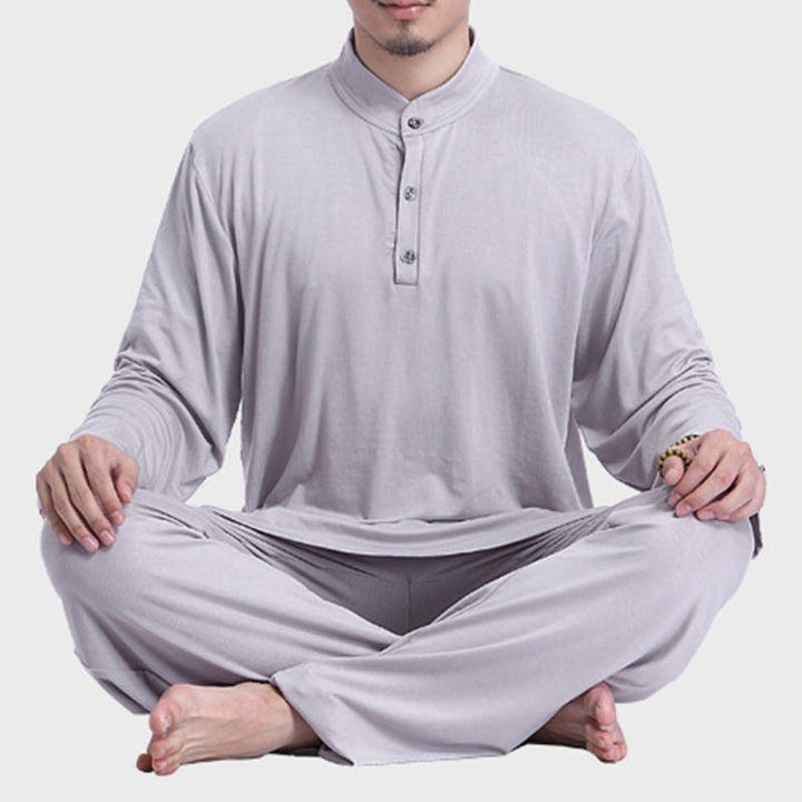 Ensemble de vêtements pour hommes Buddha Stones la méditation, la prière, le yoga, le zen, le tai-chi - image 4