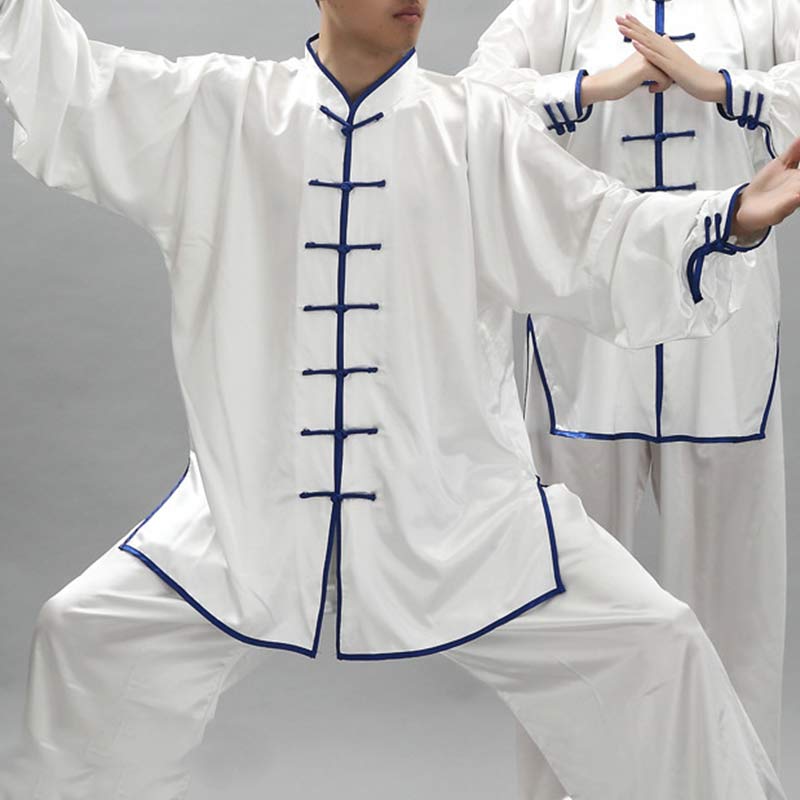 Ensemble de vêtements unisexes à motifs simples avec Buddha Stones pour méditation, prière, spirituel, zen, tai-chi, qigong - image 2