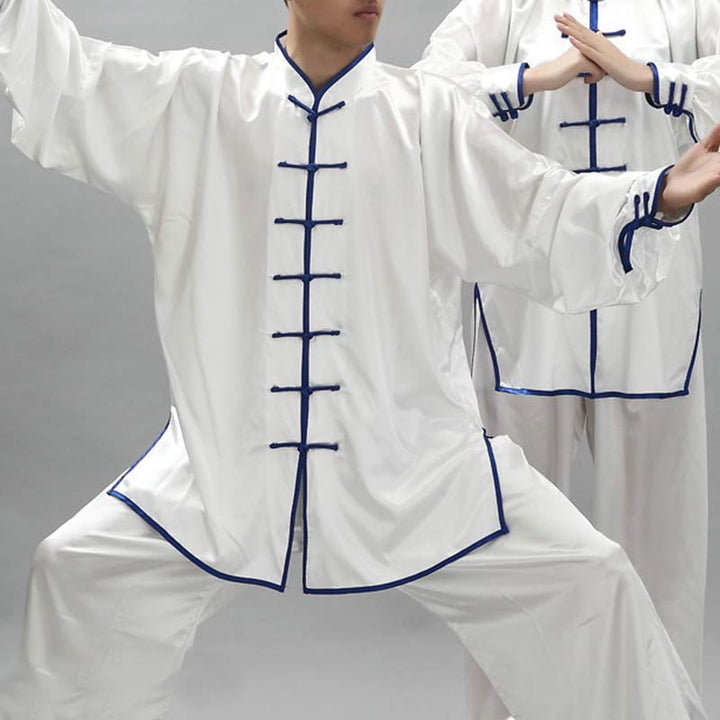 Ensemble de vêtements unisexes à motifs simples avec Buddha Stones pour méditation, prière, spirituel, zen, tai-chi, qigong - image 2