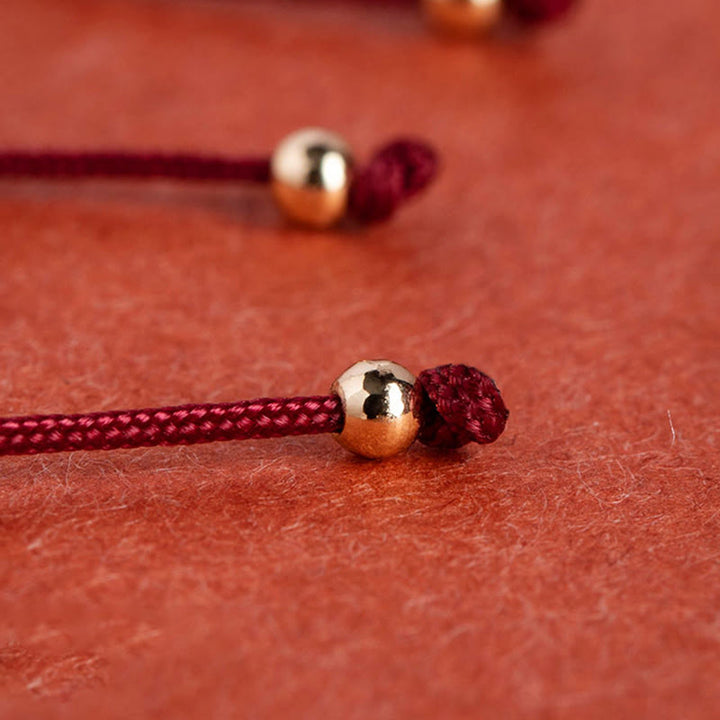 Bracelet en corde de bénédiction calme PiXiu Buddha Stones