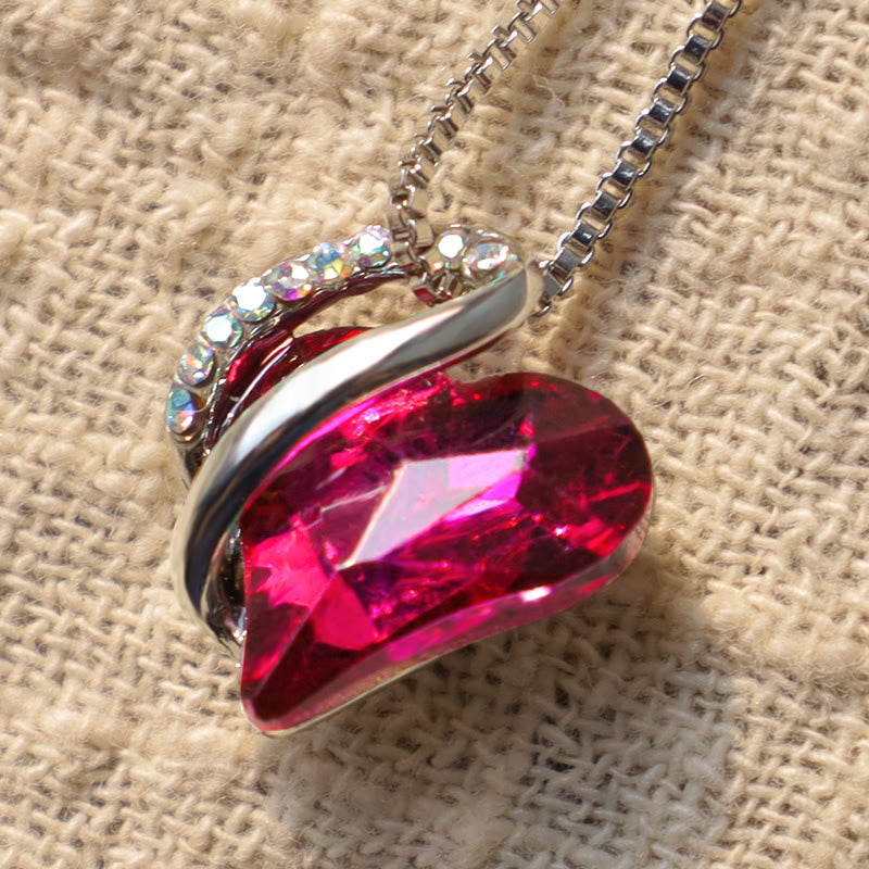 Collier pendentif énergie de guérison pierre de naissance coeur amour Buddha Stones