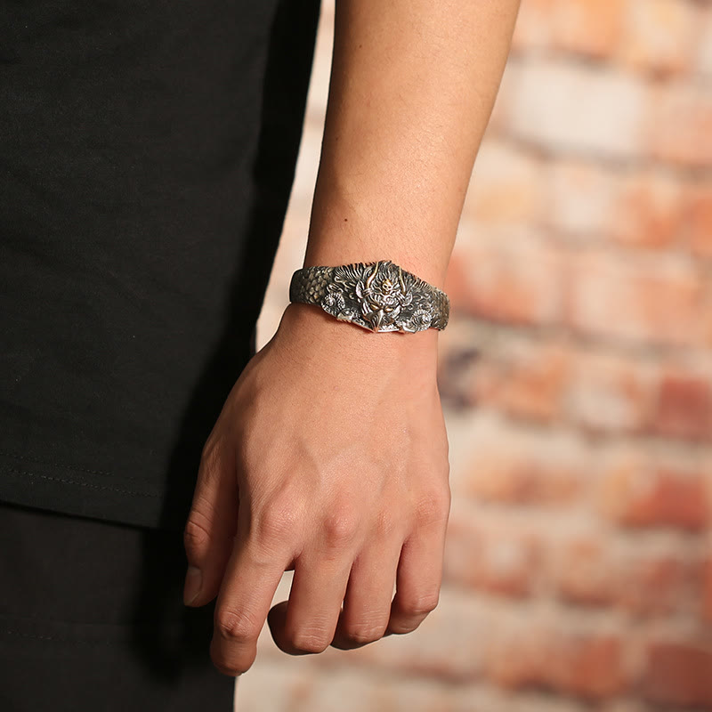 Bracelet de protection tibétain avec oiseau Garuda