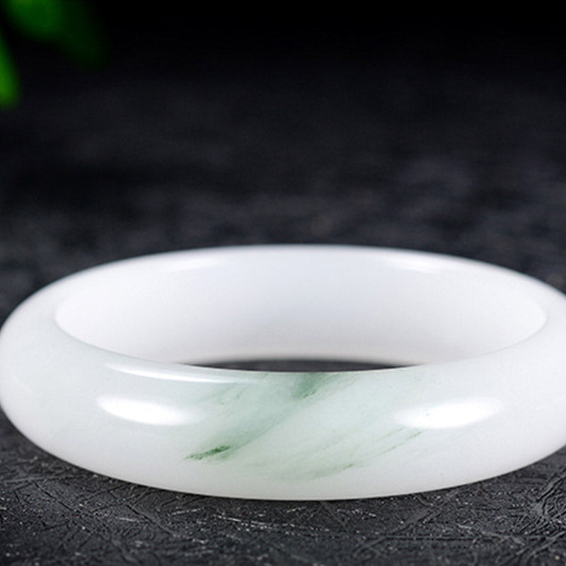 Bracelet de guérison porte-bonheur en jade naturel