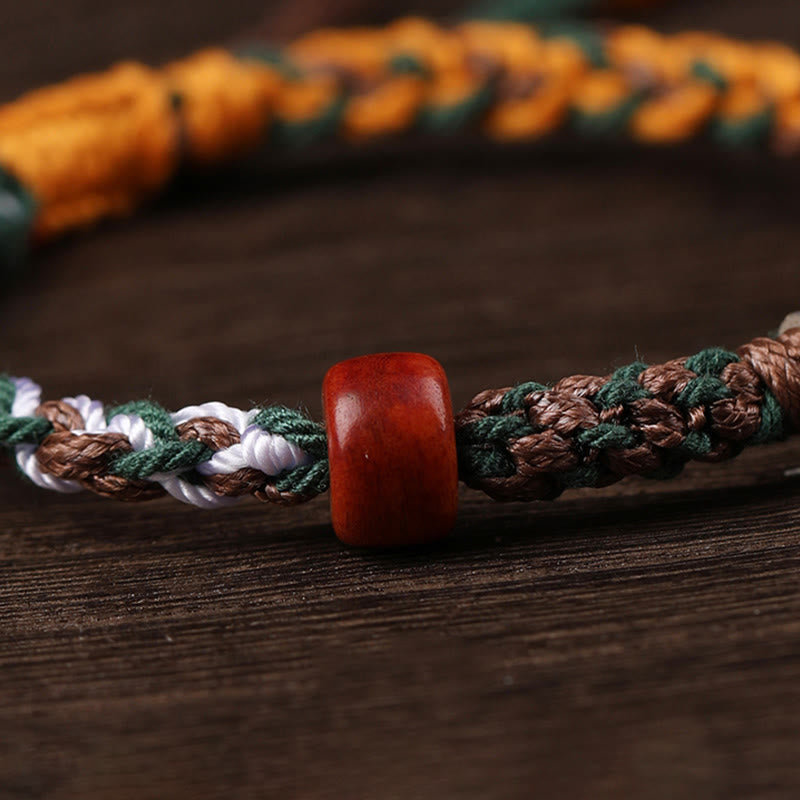 Bracelet tressé en os de chameau fait main en argent tibétain 925 avec pierres de Buddha Stones , déesse de la richesse, Zakiram
