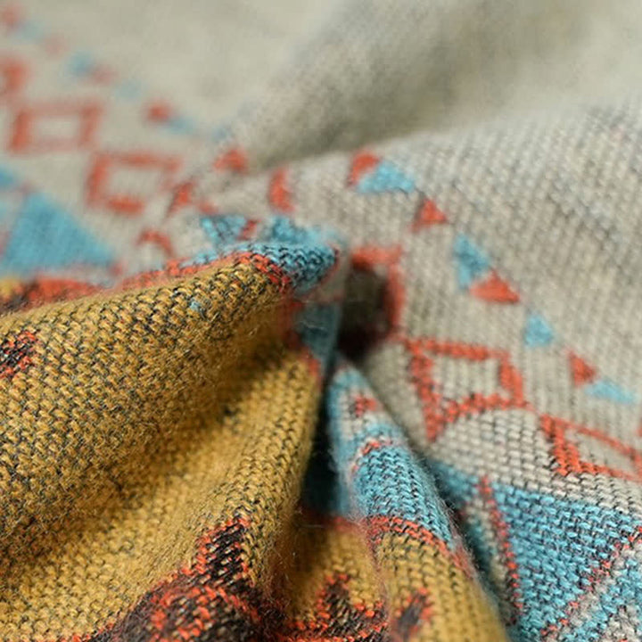 Écharpe châle tibétain à motifs de diamants avec Buddha Stones - image 14