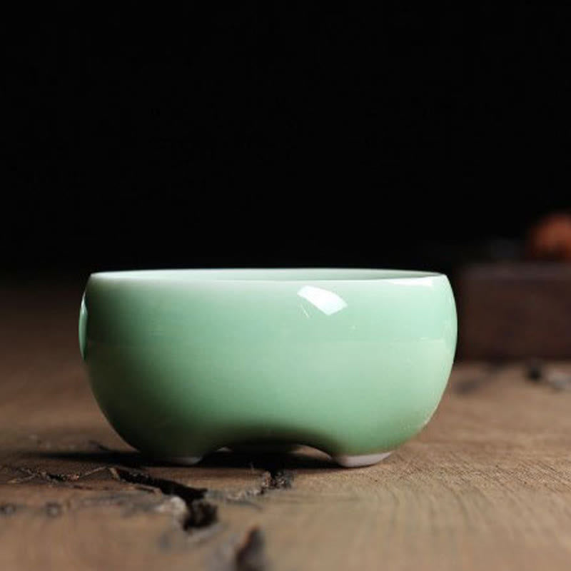 Buddha Stones Poisson Koi Coloré Tasse à Thé en Céramique Tasse à Thé Kung Fu Bol