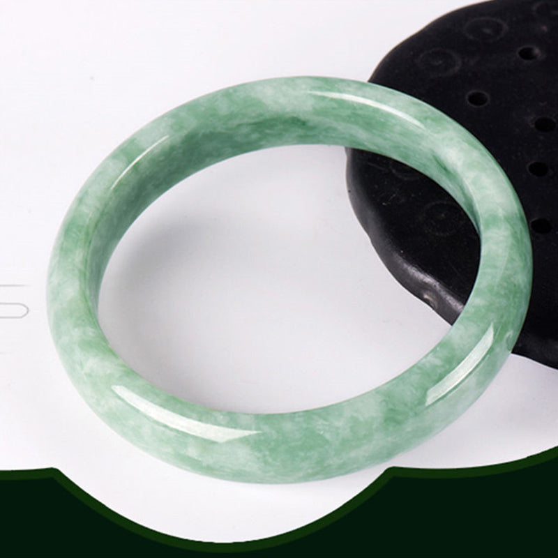 Bracelet de prospérité en jade naturel Buddha Stones - image 2