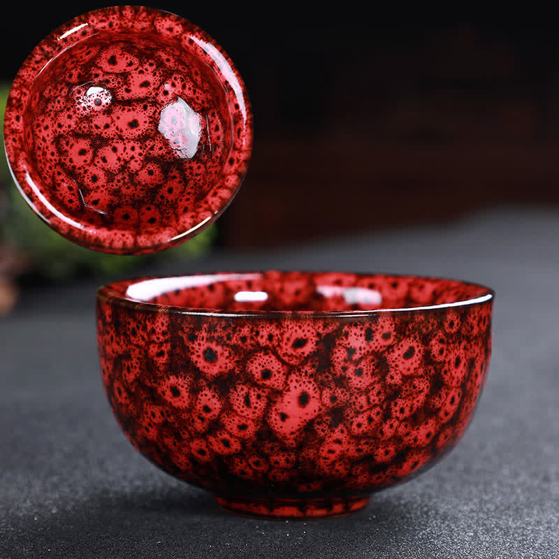 Tasse à thé en céramique colorée avec Buddha Stones pour la maison et le bureau