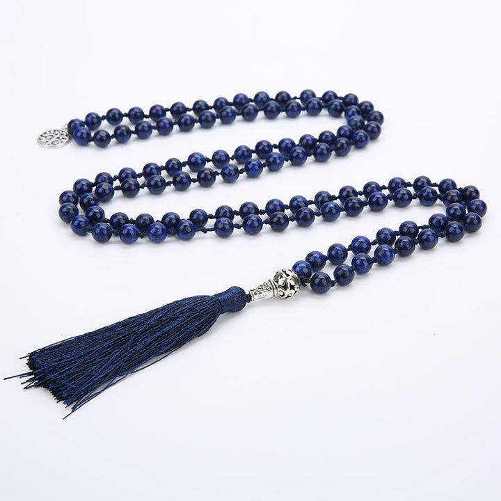 Collier de prière et de méditation avec 108 perles Mala