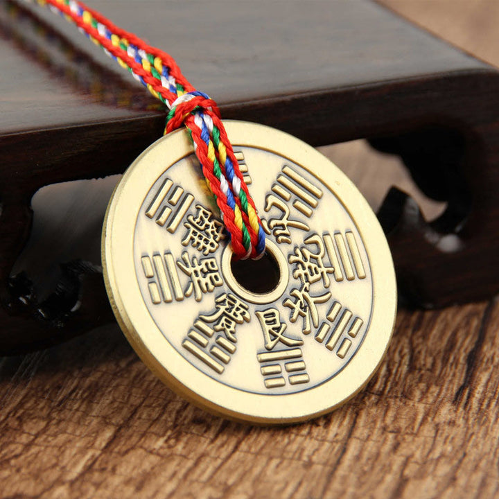 Buddha Stones Taoïsme Yin Yang Symbole Protection Pendentif Décoration Amulette