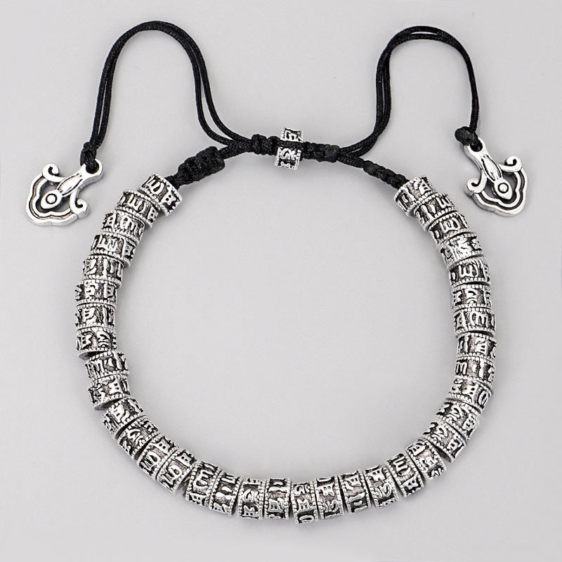 Bracelet de pureté tibétain fait main avec mantra en Buddha Stones