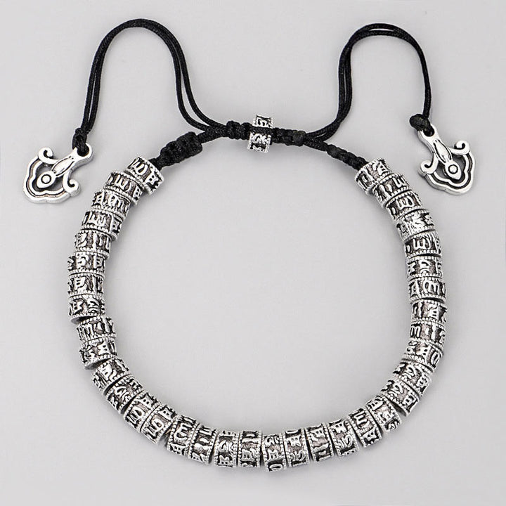 Bracelet de pureté tibétain fait main avec mantra en Buddha Stones