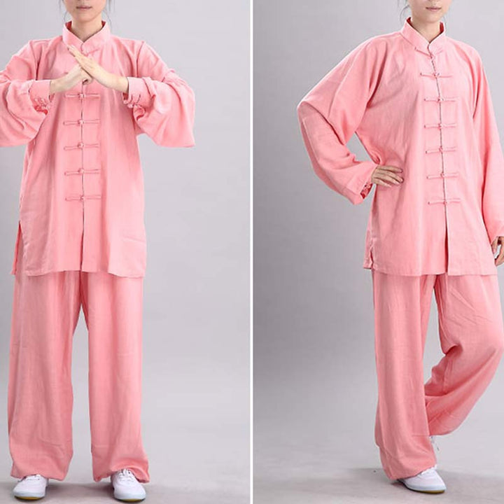 Ensemble de vêtements unisexe brodés Buddha Stones, méditation, prière zen, Tai Chi spirituel, Qigong - image 6