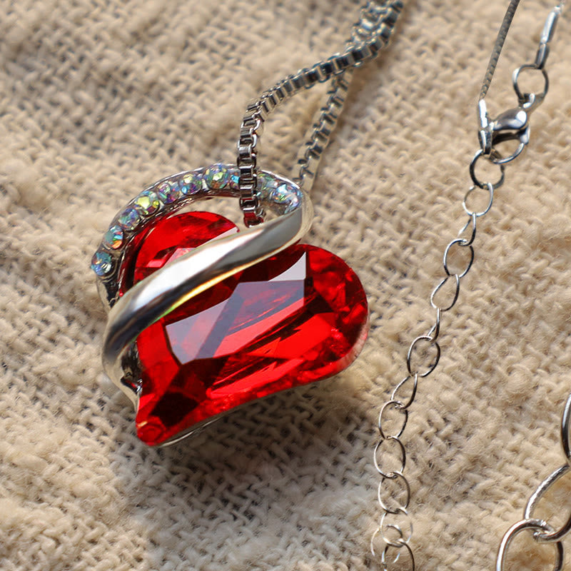 Collier pendentif énergie de guérison pierre de naissance coeur amour Buddha Stones