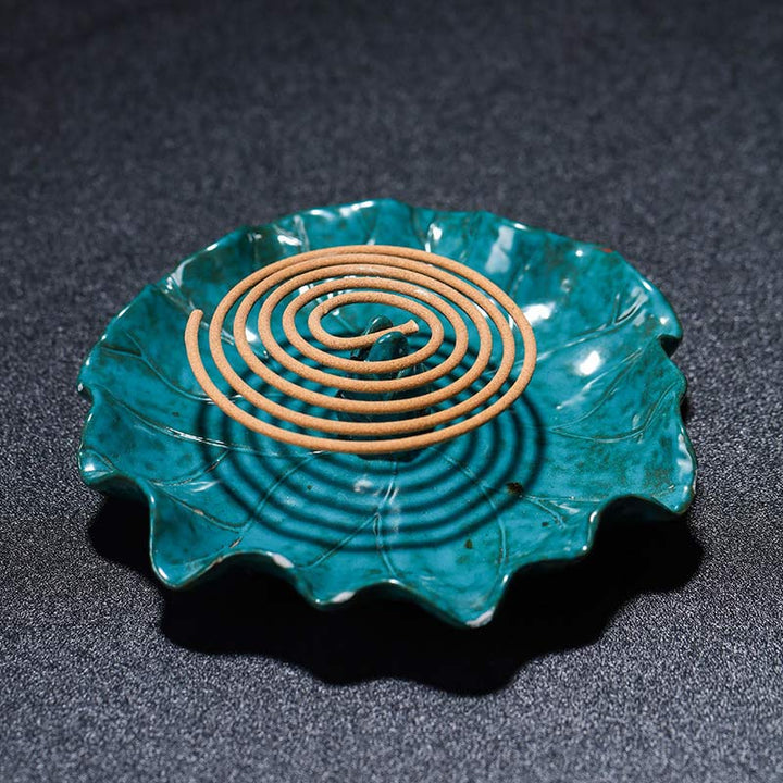Brûleur d'encens Buddha Stones avec bénédiction du lotus