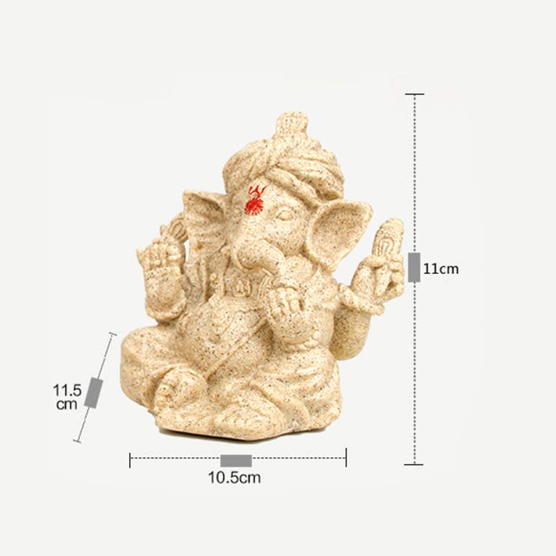Statue d'éléphant Ganesh Ganpati Transformation Décoration de la maison