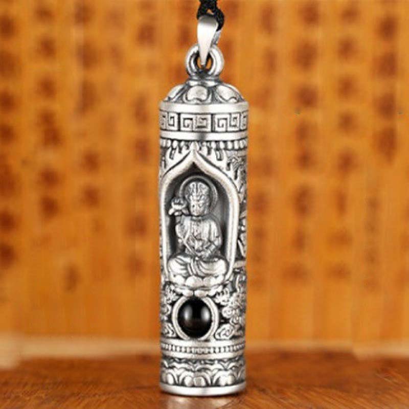 Collier avec pendentif de prospérité et projection de Bouddha du zodiaque chinois - Cheval - image 14