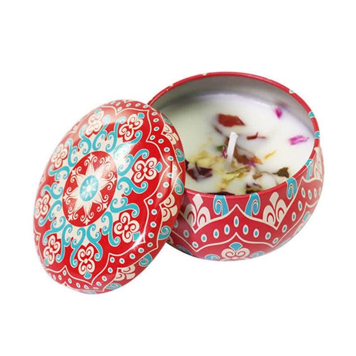 Bougie parfumée à la cire de soja au thé blanc, fleur de gingembre, lavande et gardénia, cadeau pour la famille et les amis - Sapin - image 37