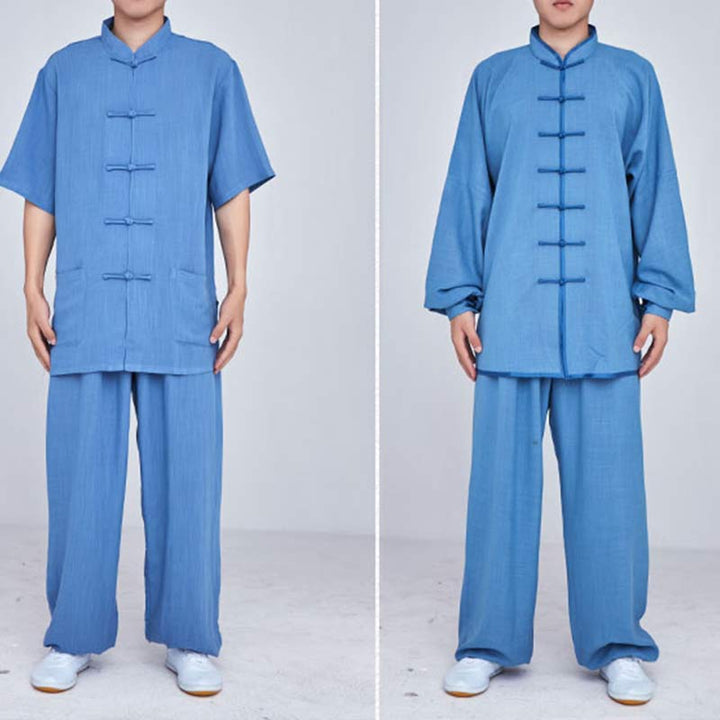 Ensemble de vêtements unisexe brodés Buddha Stones, méditation, prière zen, Tai Chi spirituel, Qigong - image 32