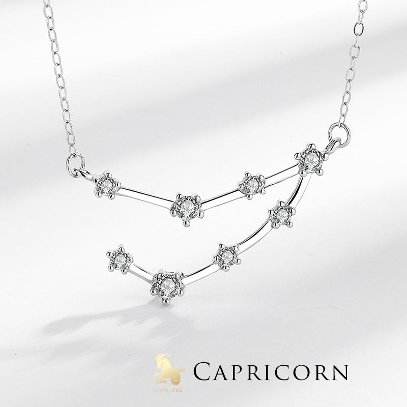 Collier pendentif bénédiction astrologique Buddha Stones en argent sterling 925 12 constellations du zodiaque - Capricorne - image 28