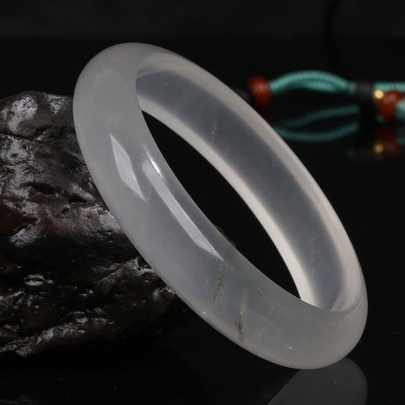 Bracelet porte-bonheur en jade doré translucide naturel avec Buddha Stones - image 6