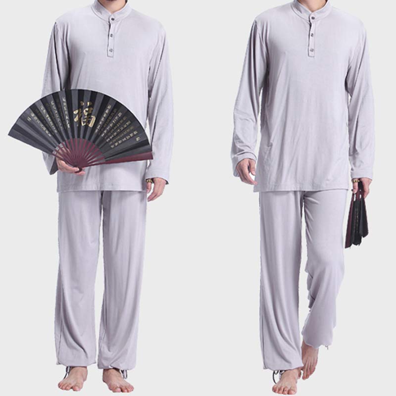 Ensemble de vêtements pour hommes Buddha Stones la méditation, la prière, le yoga, le zen, le tai-chi - image 1