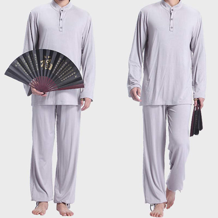 Ensemble de vêtements pour hommes Buddha Stones la méditation, la prière, le yoga, le zen, le tai-chi - image 1