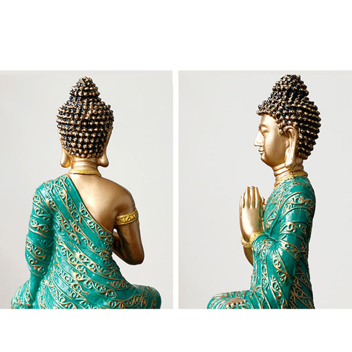 Buddha Stones Statue de Bouddha de la Compassion en Résine Décoration - image 9