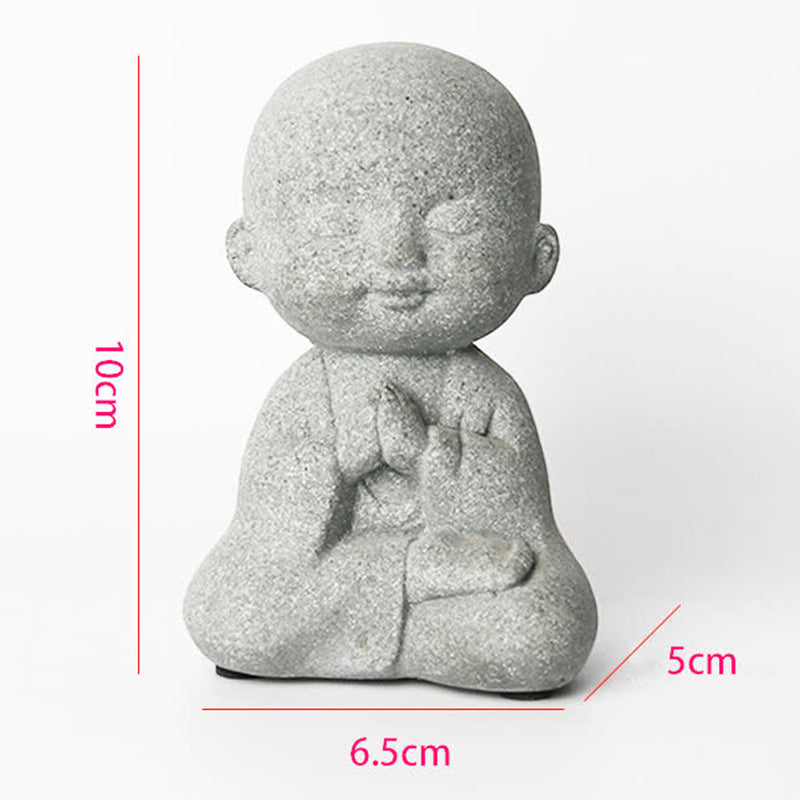 Buddha Stones Méditation Prière Statue de Bouddha Compassion Décoration de la maison