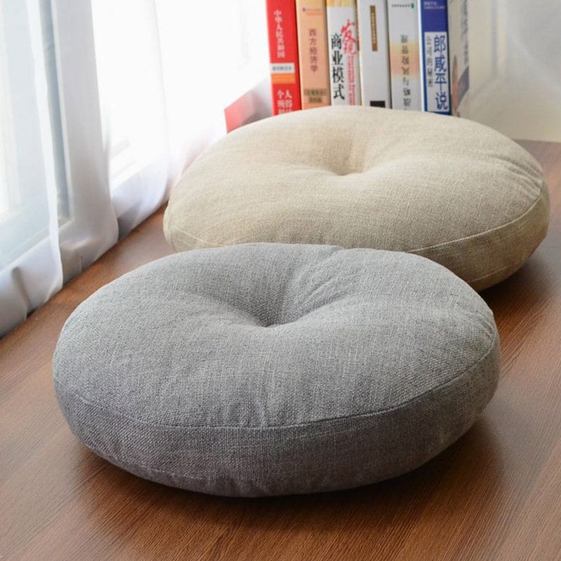 Coussin de siège de méditation en lin à motif simple Buddha Stones et lotus, décoration de salon pour la maison - image 9