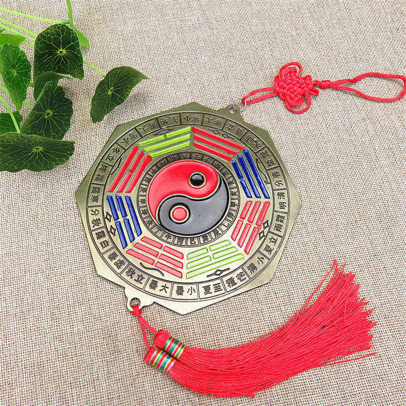 Carte Feng Shui Bagua Nœuds chinois Harmonie Carte énergétique Miroir