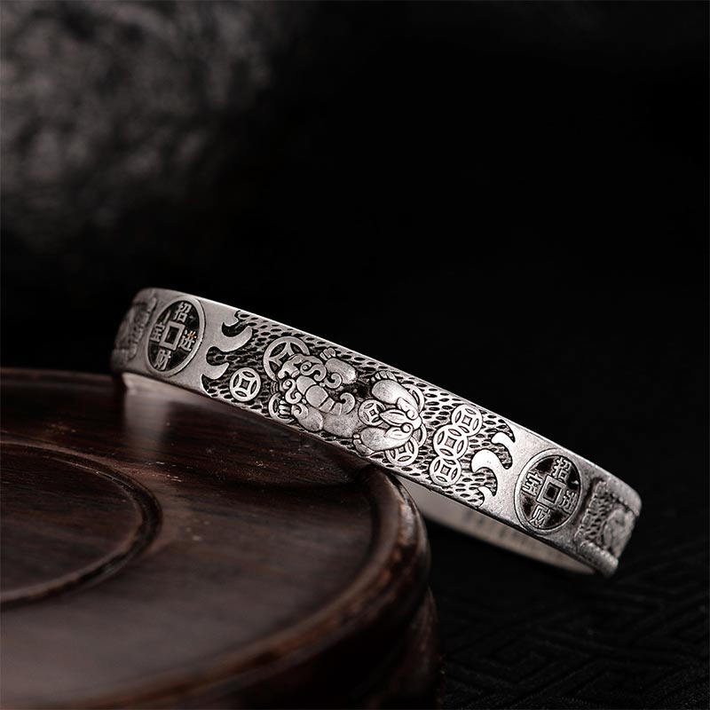 Bracelet réglable de protection FengShui Lucky PiXiu Buddha Stones