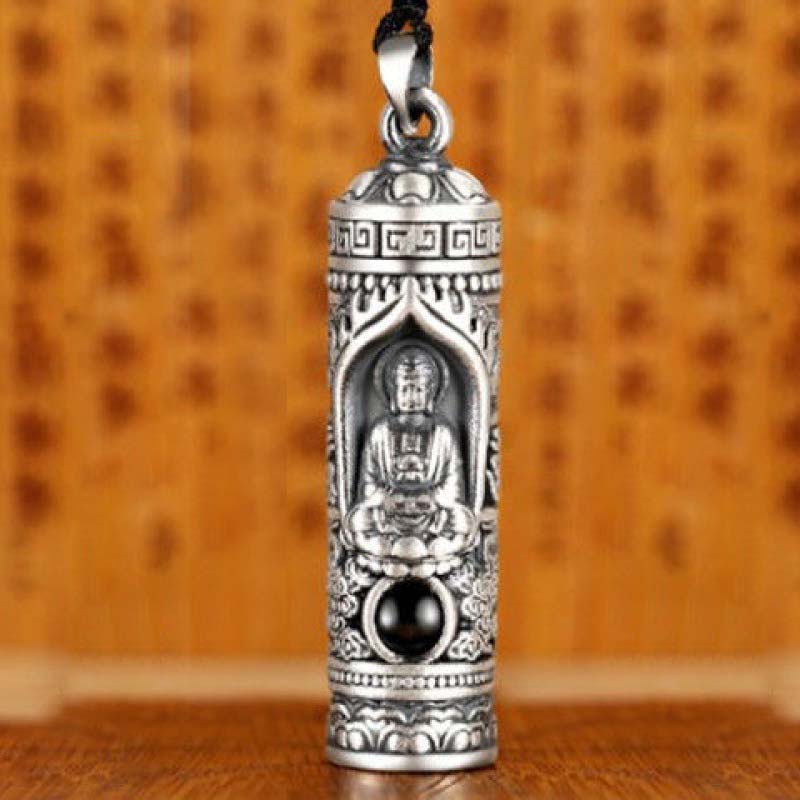 Collier avec pendentif de prospérité et projection de Bouddha du zodiaque chinois - Chien/Cochon - image 21