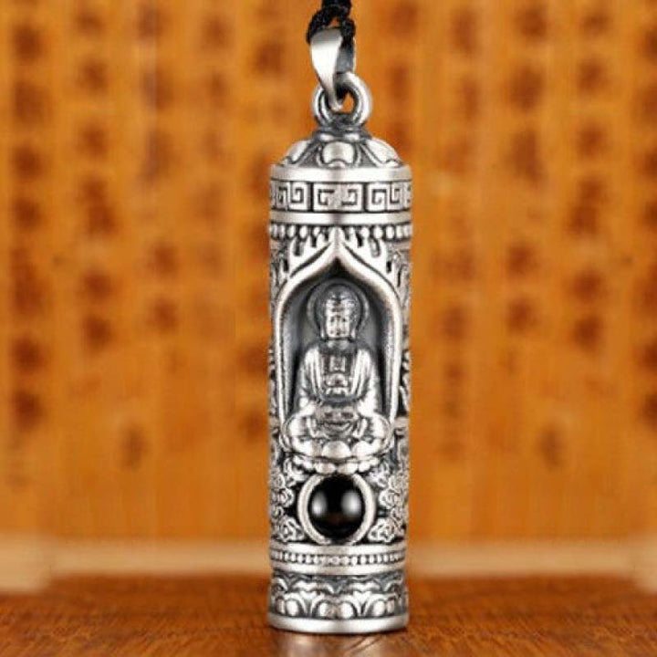 Collier avec pendentif de prospérité et projection de Bouddha du zodiaque chinois - Chien/Cochon - image 21