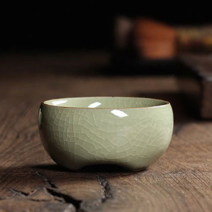 Buddha Stones Poisson Koi Coloré Tasse à Thé en Céramique Tasse à Thé Kung Fu Bol