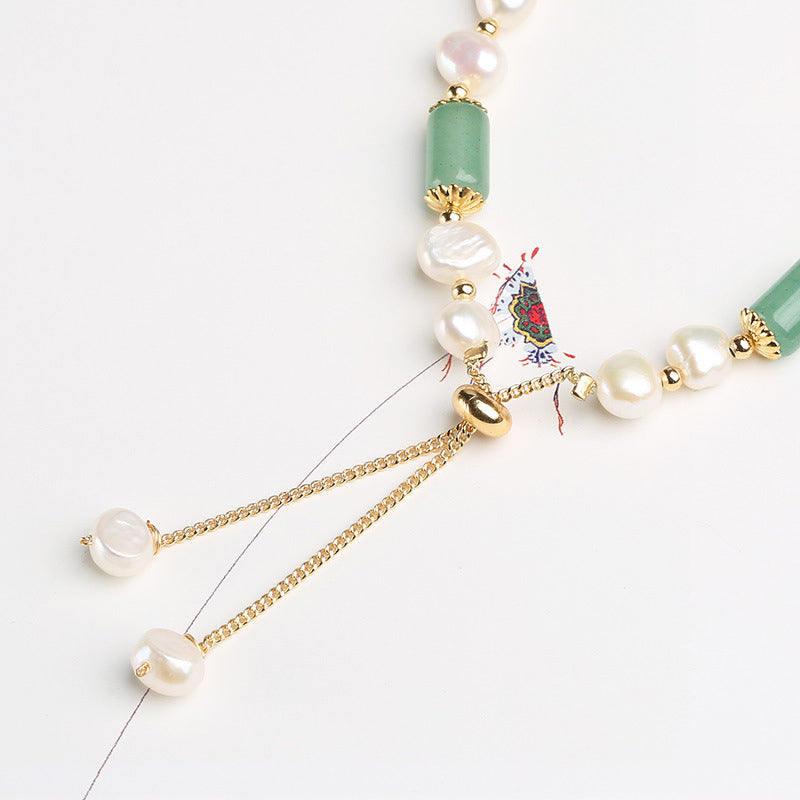 Bracelet porte-bonheur en perles d'aventurine verte et cristal rose avec Buddha Stones - image 6