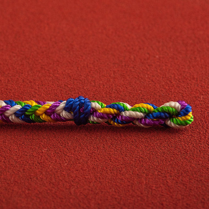Bracelet porte-bonheur multicolore Buddha Stones "Que tout se passe comme tu le souhaites"