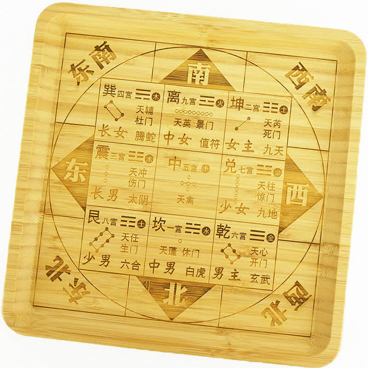Carte Feng Shui Bambou Bagua Carte Harmonie Énergie