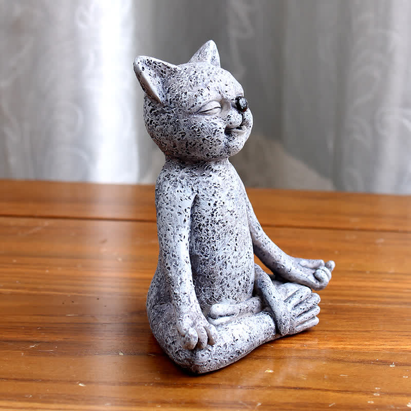 Décoration Zen Chien Chat Grenouille Méditant - image 6