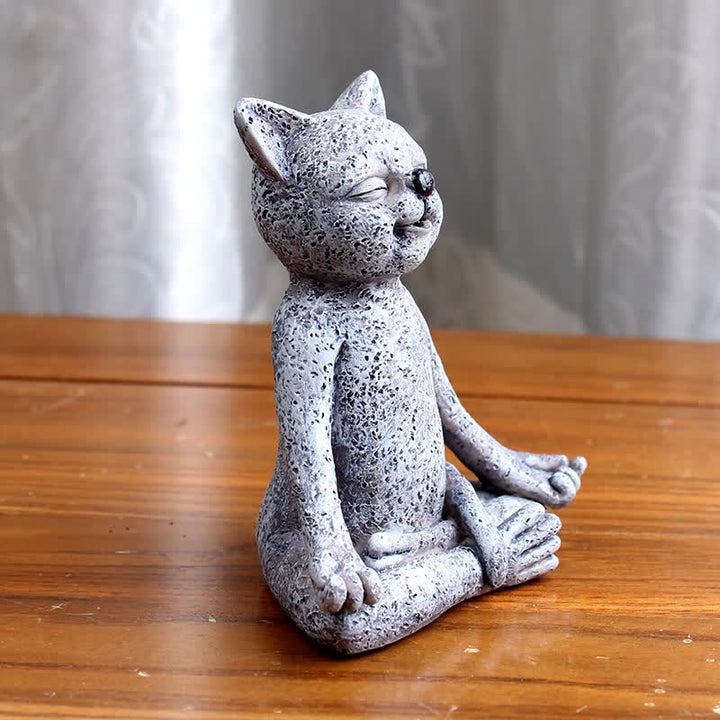 Décoration Zen Chien Chat Grenouille Méditant - image 6