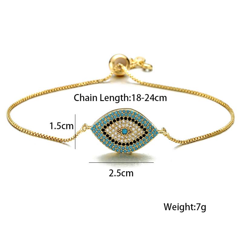 Bracelet de guérison et de protection contre le mauvais œil en Buddha Stones