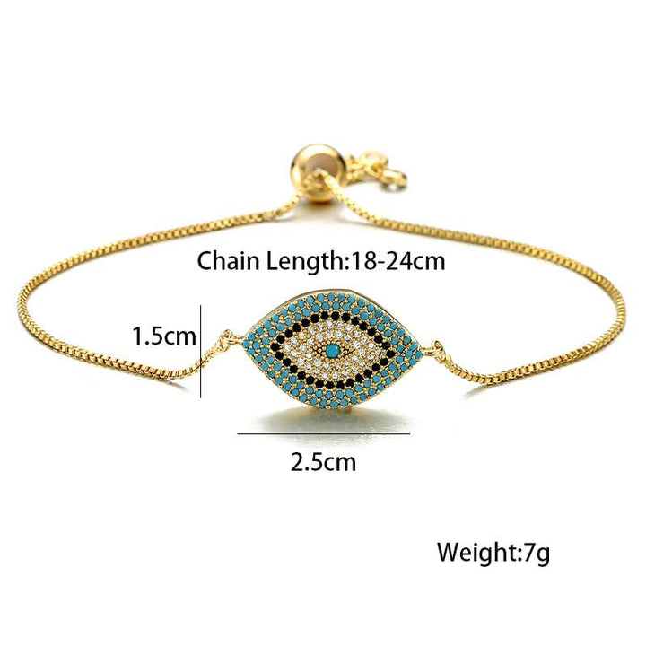 Bracelet de guérison et de protection contre le mauvais œil en Buddha Stones
