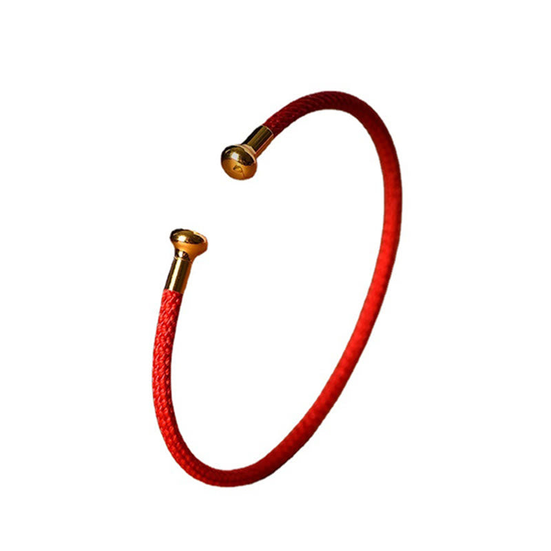 Bracelet manchette tressé fait main avec Buddha Stones au design simple - image 7