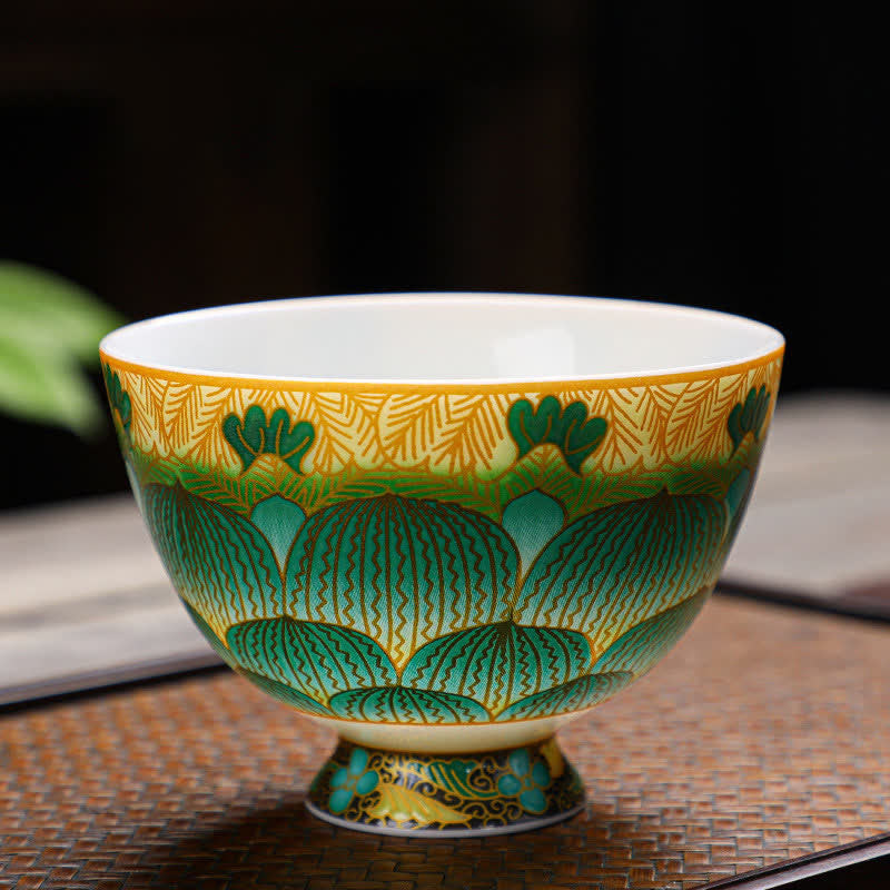 Tasse à thé en céramique Buddha Stones Lotus 100 ml