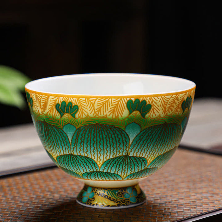 Tasse à thé en céramique Buddha Stones Lotus 100 ml