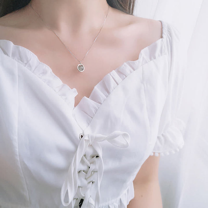 Buddha Stones pendentif rotatif en argent sterling 925 avec pierres de lune et planète d'amour - image 6