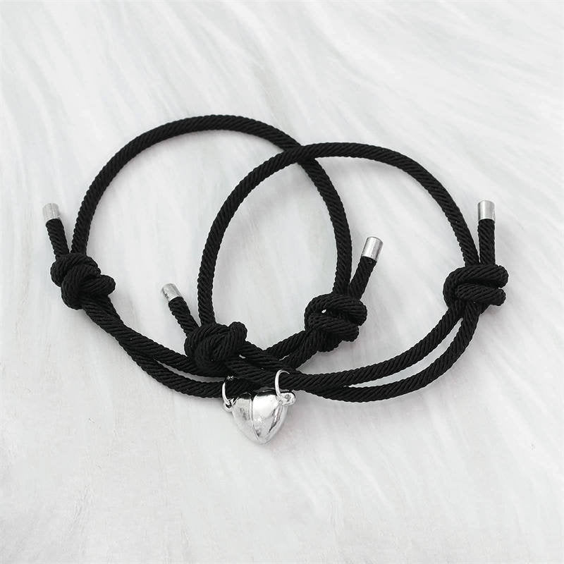Lot de 2 bracelets magnétiques pour couple
