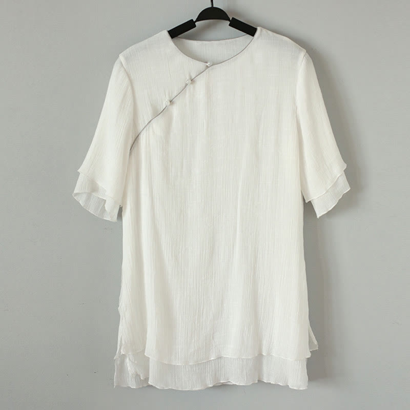 Ensemble de vêtements pour femmes de couleur unie Buddha Stones vintage yoga zen prière méditation spirituelle pratique - image 3